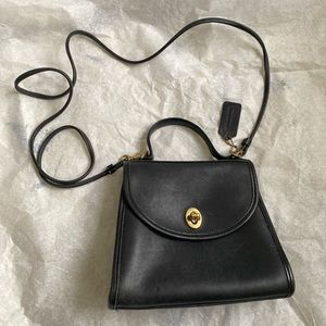 Vintage leather coach bag